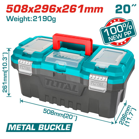 Plastična škatla za orodje 508x296x261mm / 20″  (TPBX0202) TOTAL
