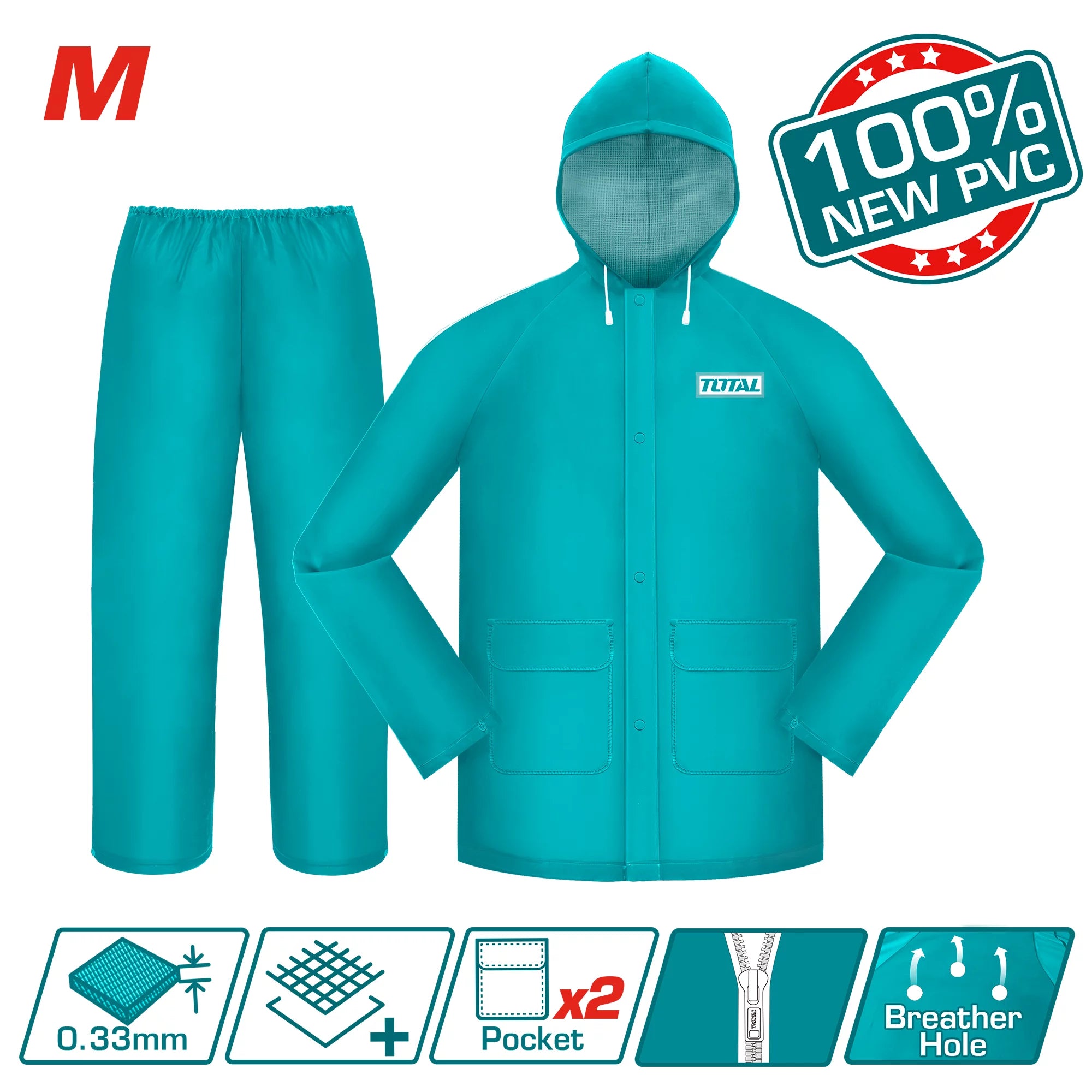 Dežna obleka SET M / INDUSTRIAL (THTRS031.M) TOTAL
