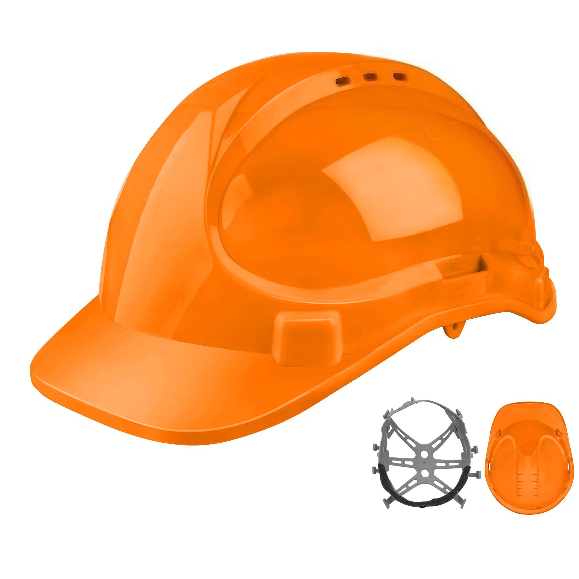 Varnostna čelada 05 Oranžna /330g/HDPE (TSP2605) TOTAL