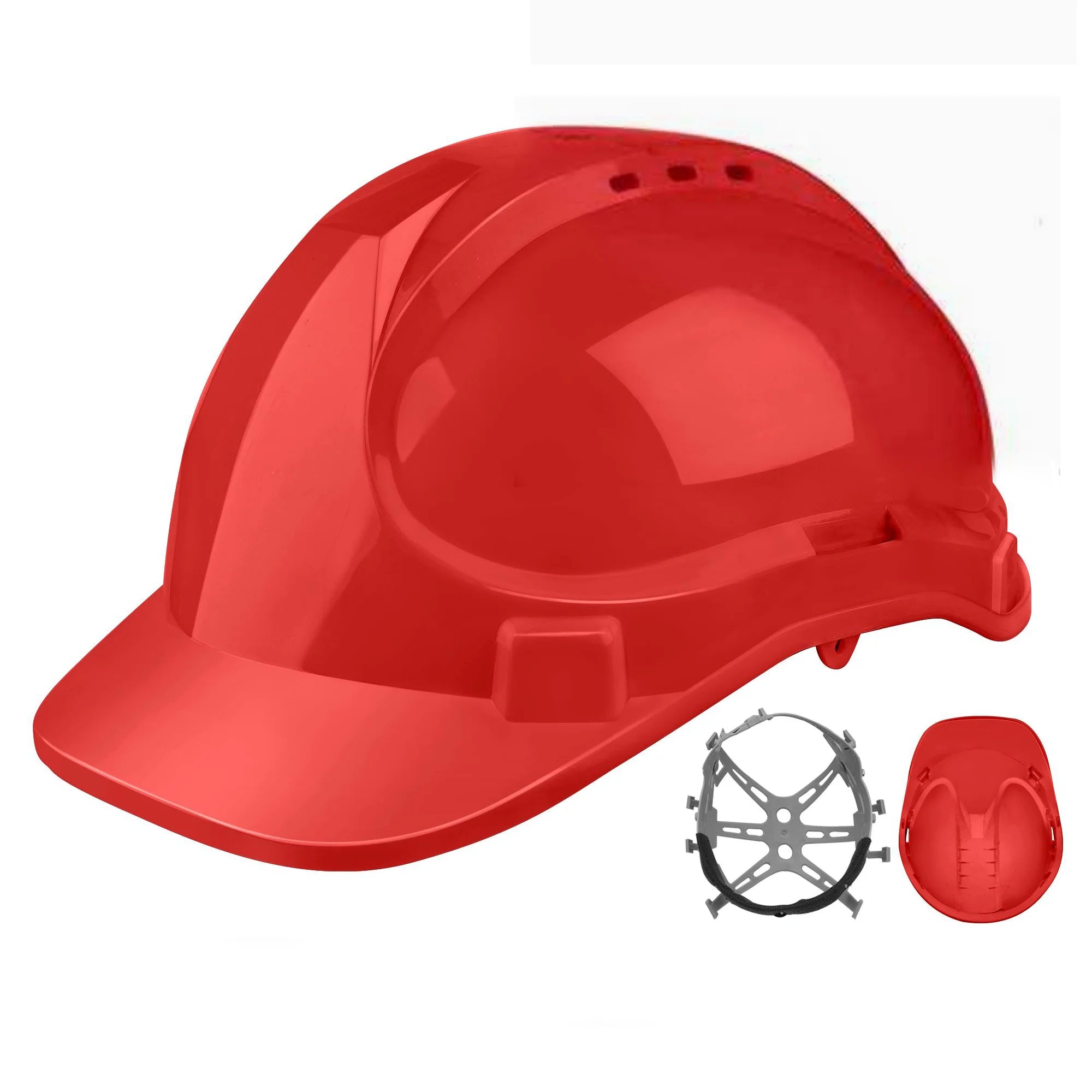 Varnostna čelada 11 Rdeča /330g/HDPE (TSP2611) TOTAL