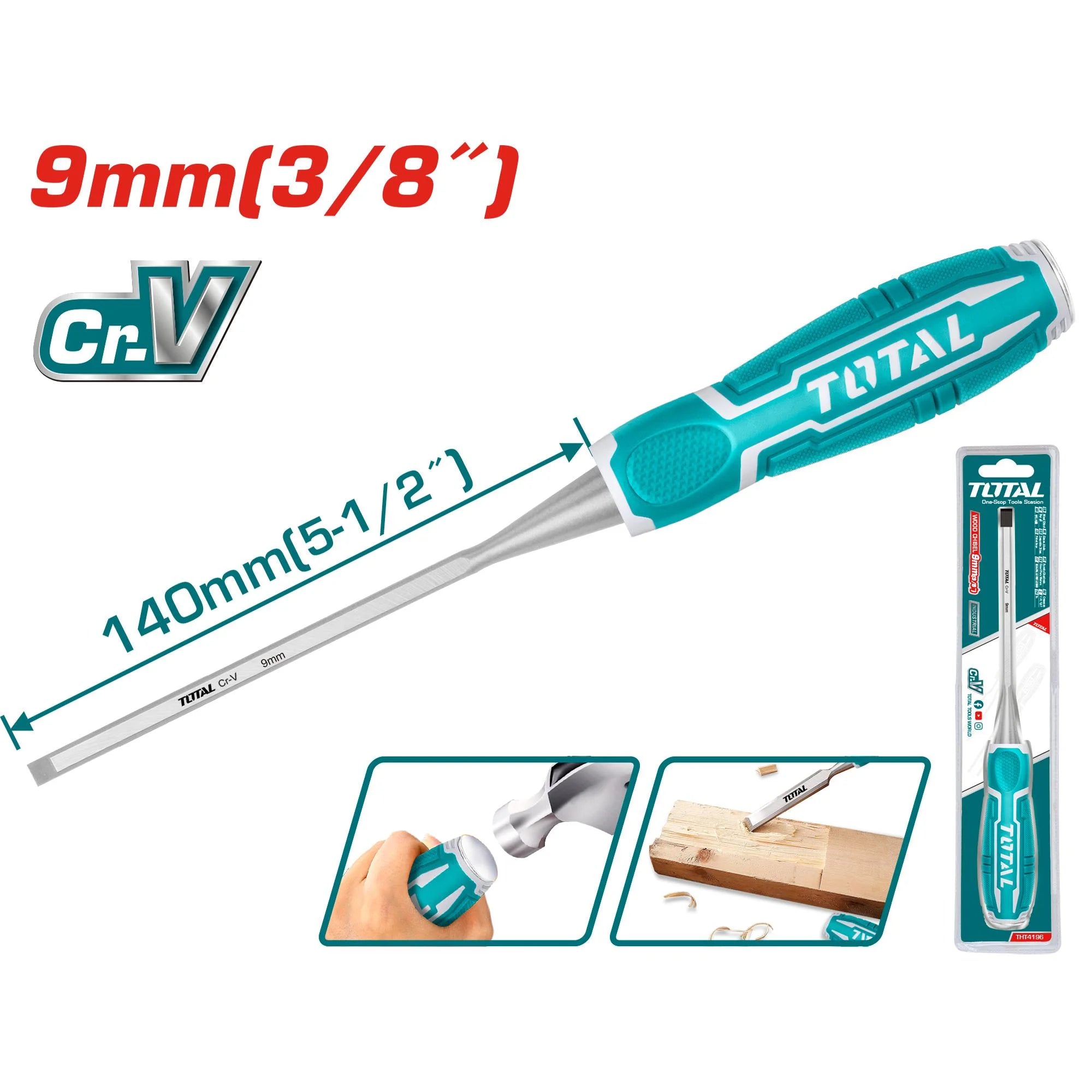 Dleto za les 9mm / INDUSTRIAL (THT4196) TOTAL