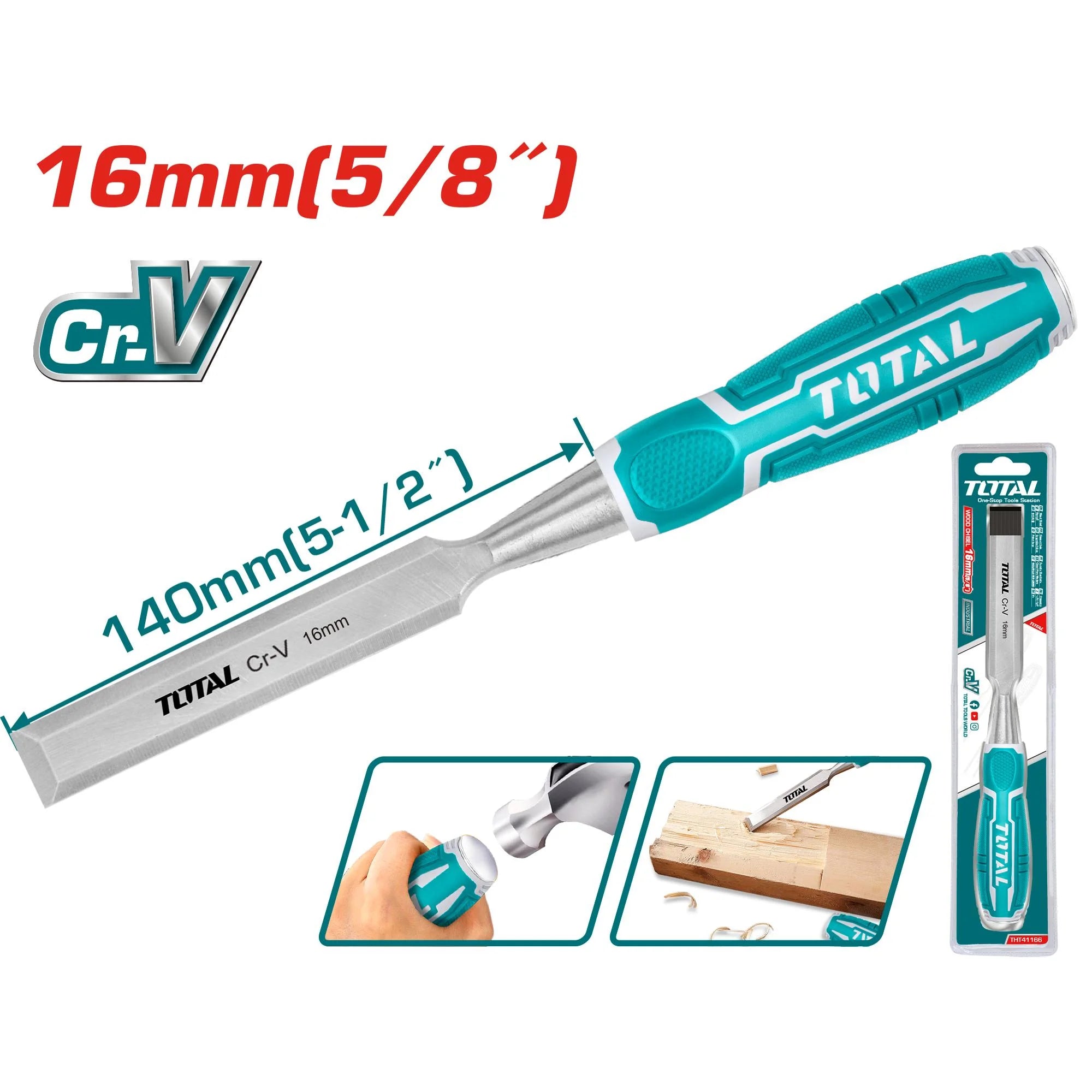 Dleto za les 16mm / INDUSTRIAL (THT41166) TOTAL