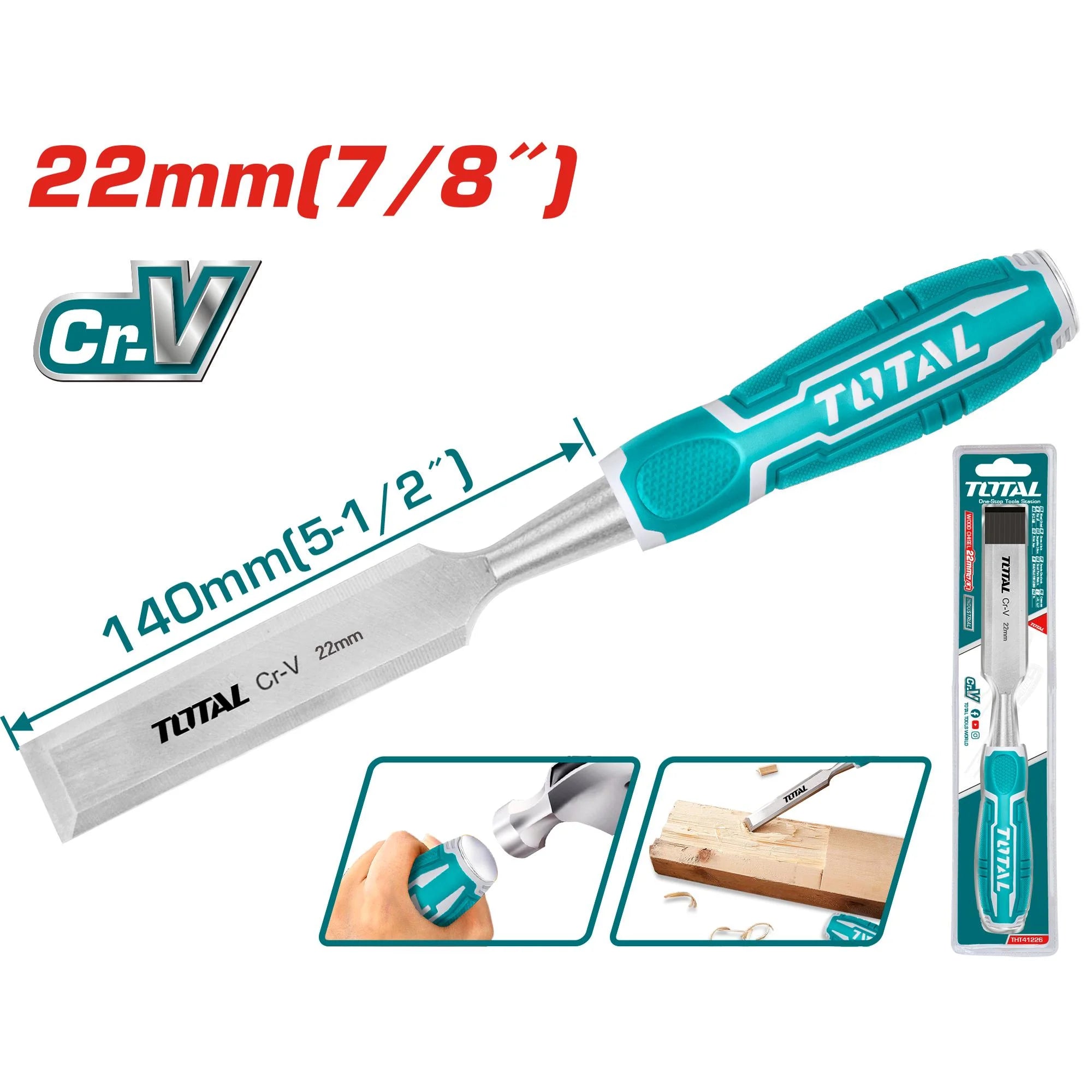 Dleto za les 22mm / INDUSTRIAL (THT41226) TOTAL