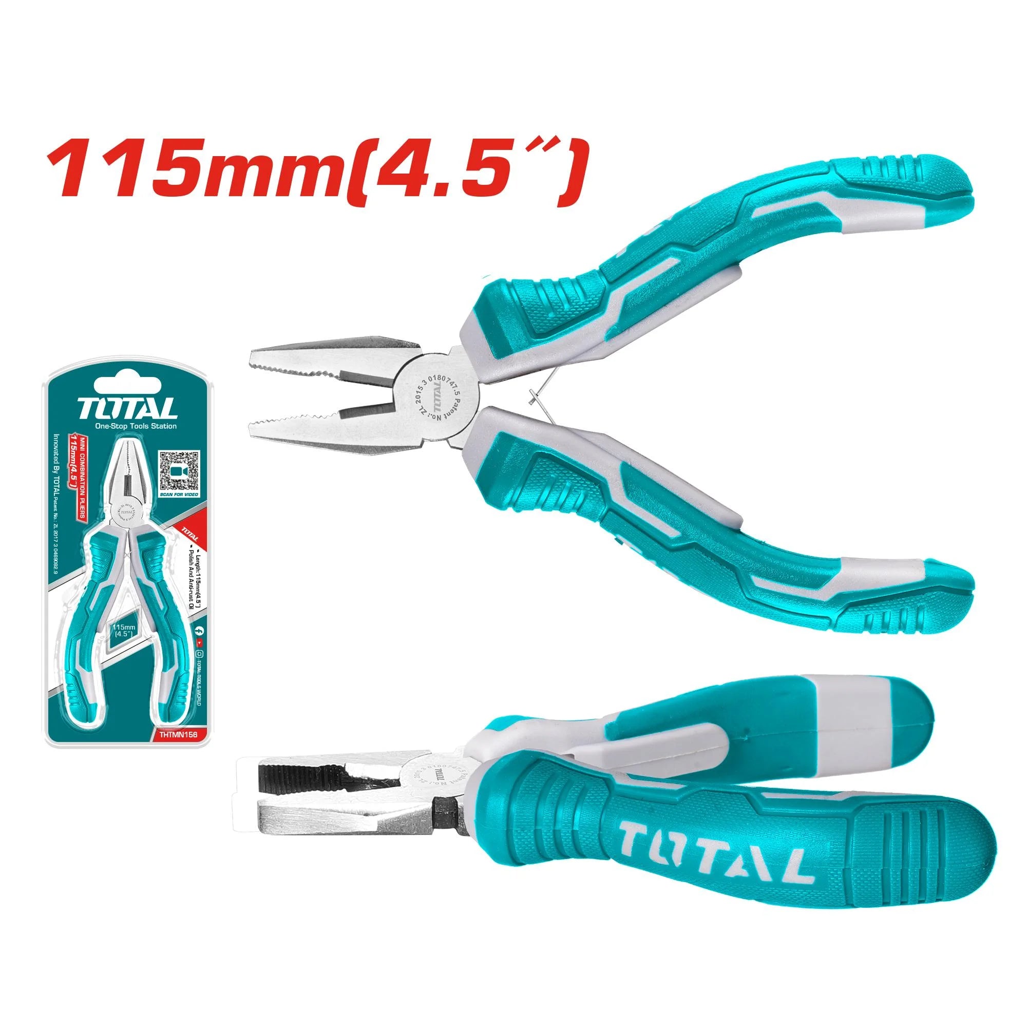 Mini kombinirane klešče 115mm (THTMN156) TOTAL