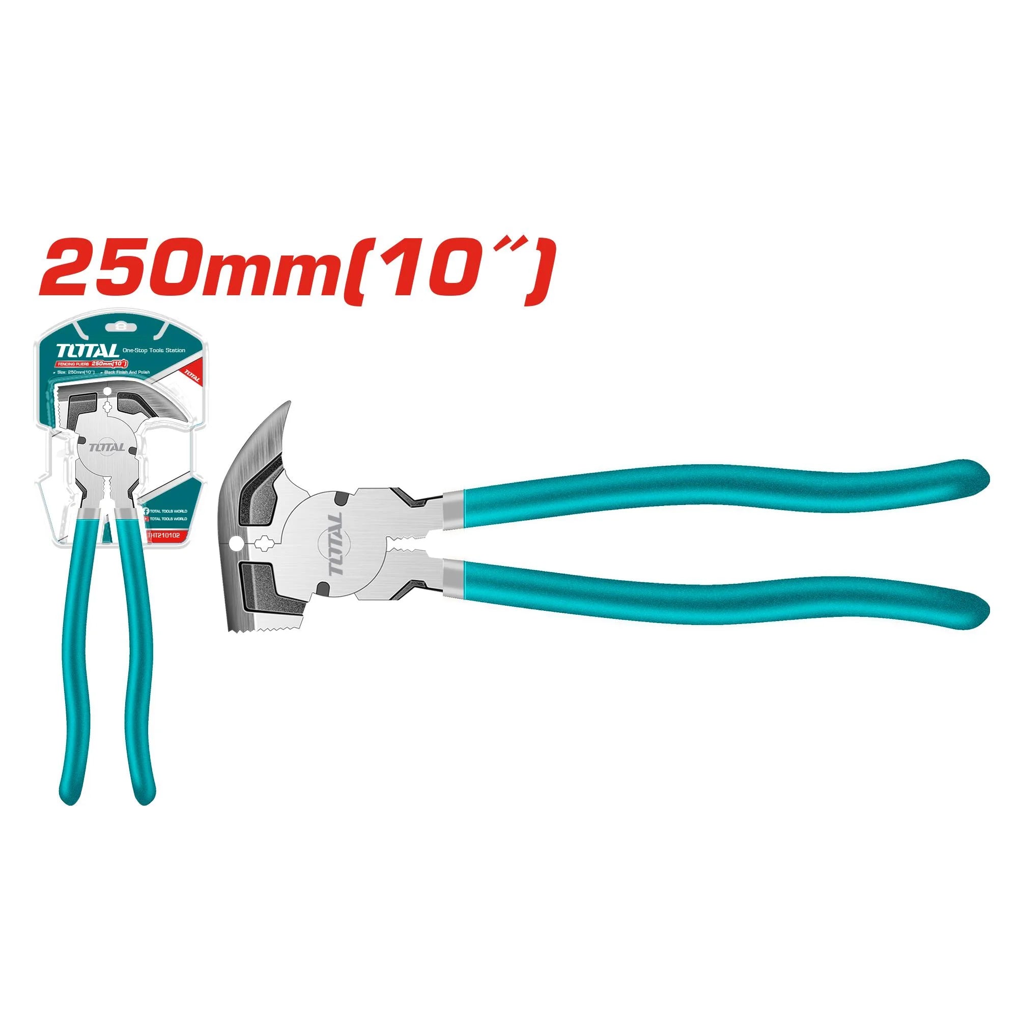 Klešče za ograjo 10″/250mm / INDUSTRIAL (THT210102) TOTAL