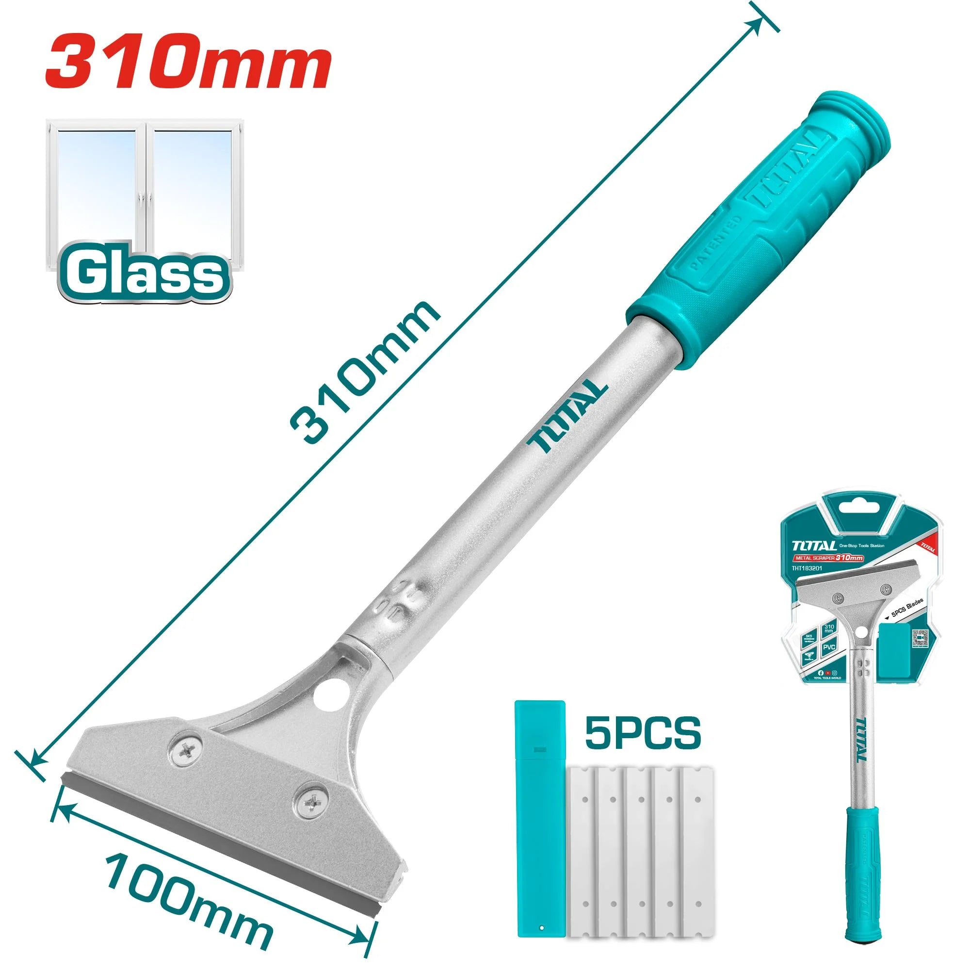 Kovinsko strgalo 310mm (THT183201) TOTAL
