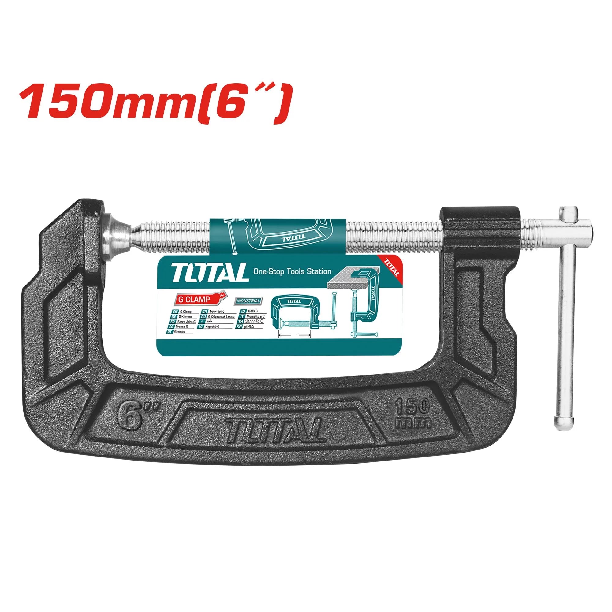 Spona G objemka 150mm / INDUSTRIAL (THT13161) TOTAL