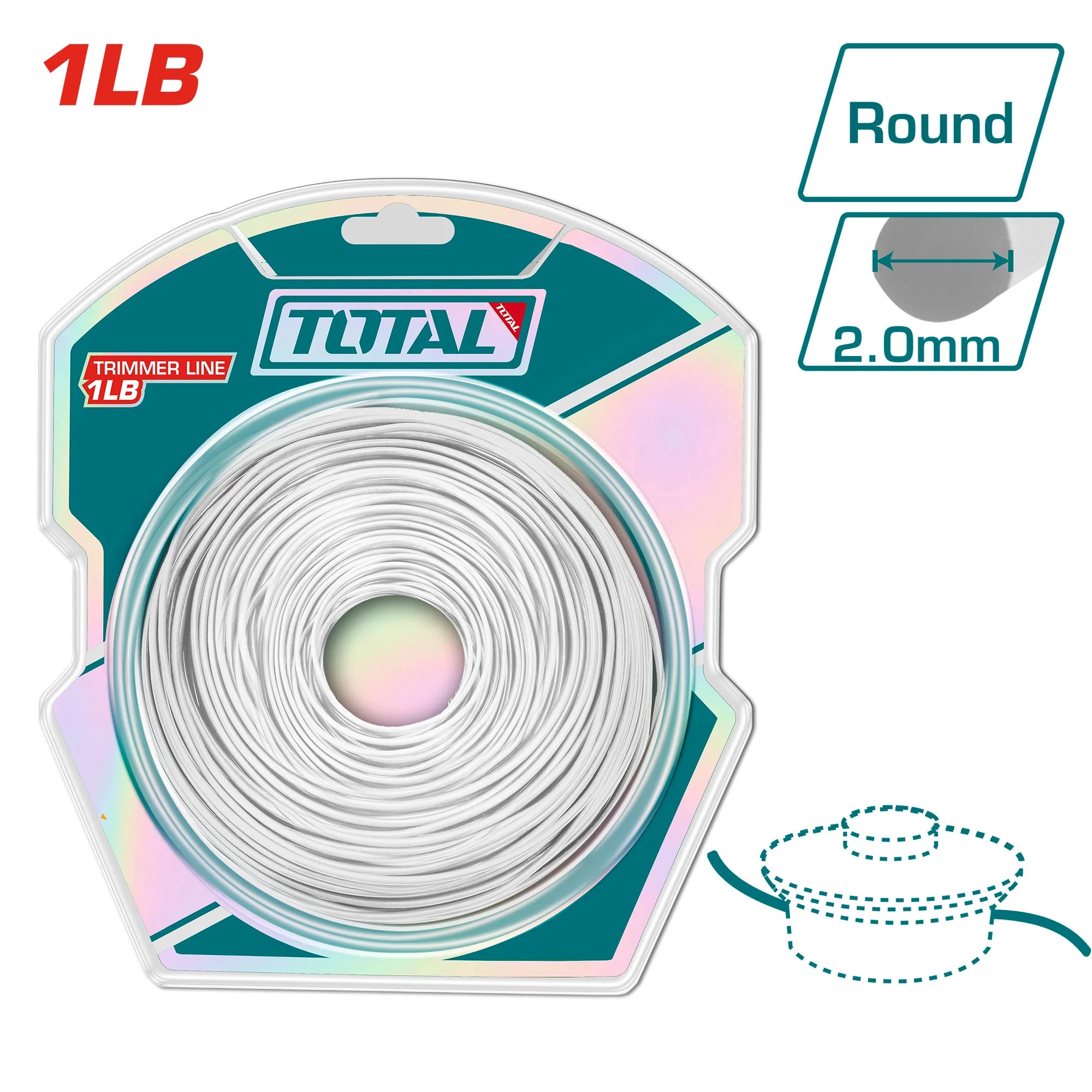 Nitka za kosilnico 2mm (TALS2001) TOTAL