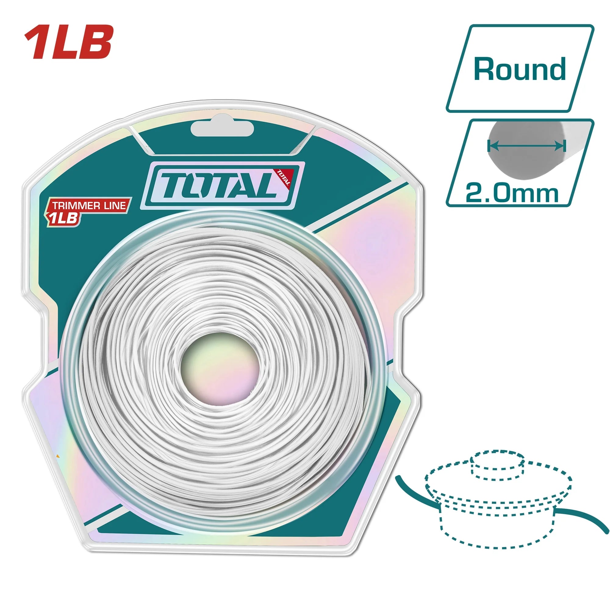 Nitka za kosilnico 2mm (TALS2001) TOTAL