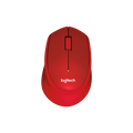 Miška Logitech M330 Silent Plus, rdeča
