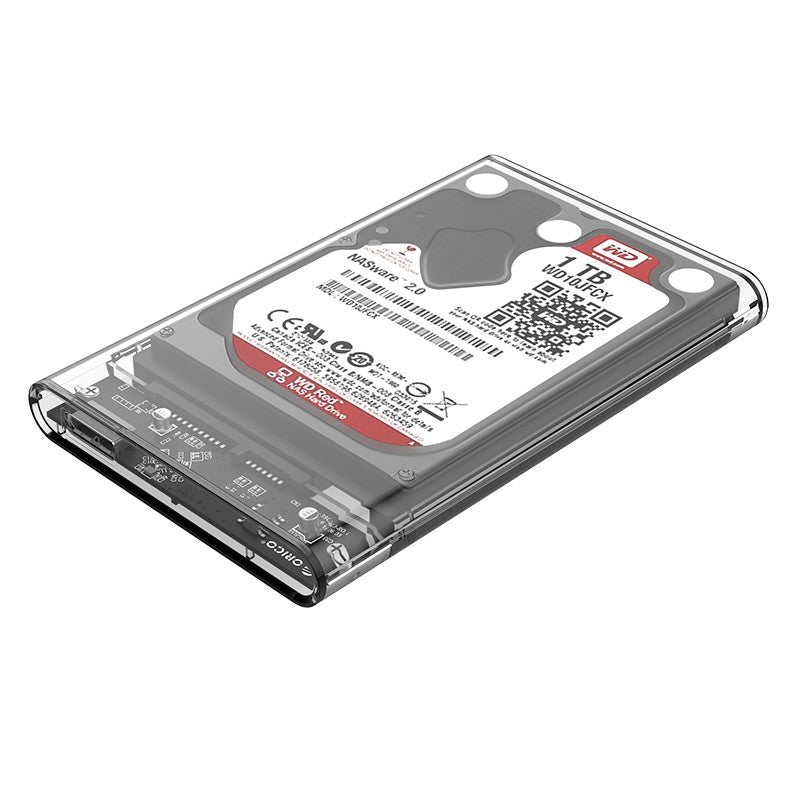 Zunanje ohišje za HDD/SSD 2,5'', USB 3.0 UASP v SATA3, prozorno, ORICO 2139U3