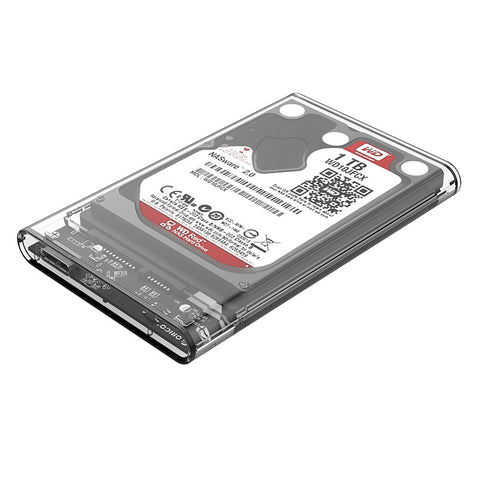 Zunanje ohišje za HDD/SSD 2,5'', USB 3.0 UASP v SATA3, prozorno, ORICO 2139U3