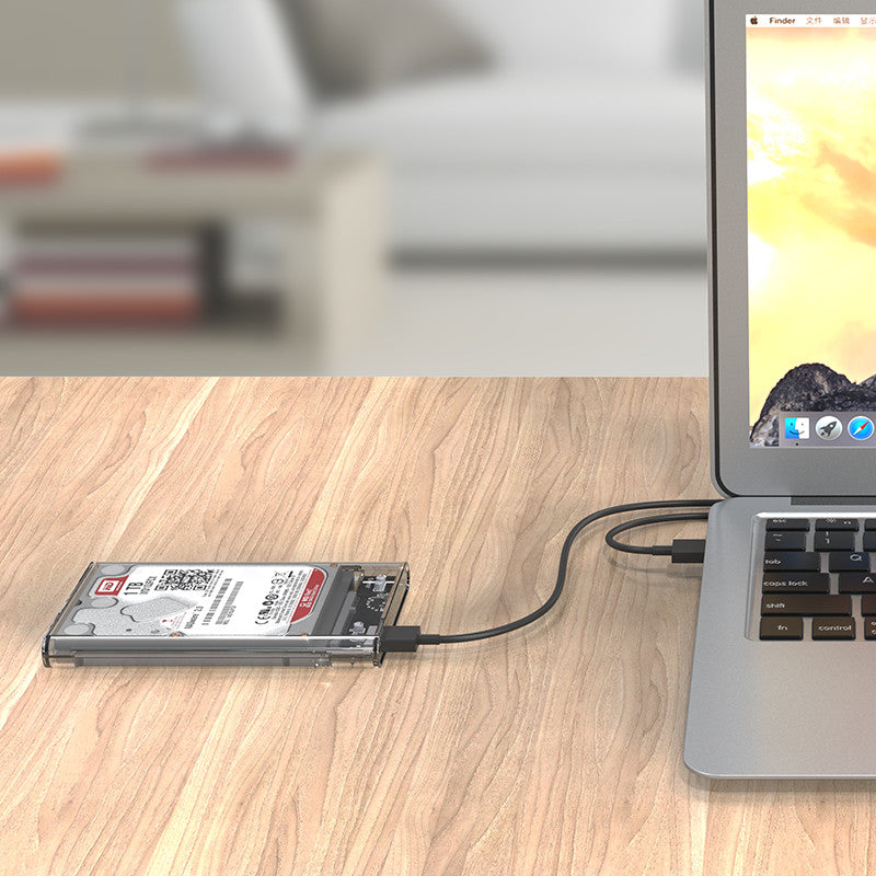 Zunanje ohišje za HDD/SSD 2,5'', USB 3.0 UASP v SATA3, prozorno, ORICO 2139U3