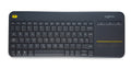 Tipkovnica Logitech K400 PLUS Wireless Touch, Unifying, črna, SLO