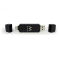 Čitalec kartic USB 3.0, USB-C in USB-A, Ewent EW1075