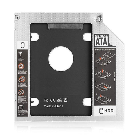 Adapter za SSD/HDD v 9,5mm DVD režo, SATA3, aluminij, Ewent EW7003