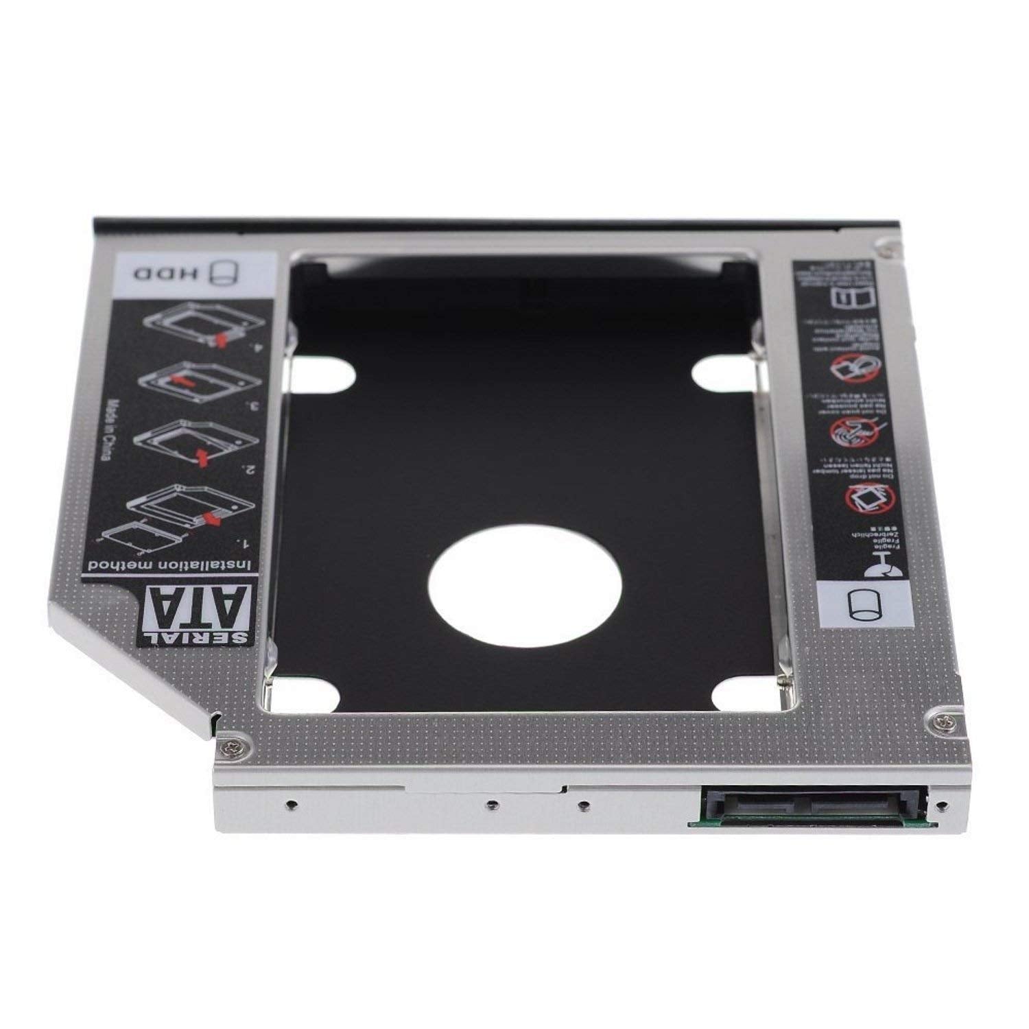 Adapter za SSD/HDD v 9,5mm DVD režo, SATA3, aluminij, Ewent EW7003