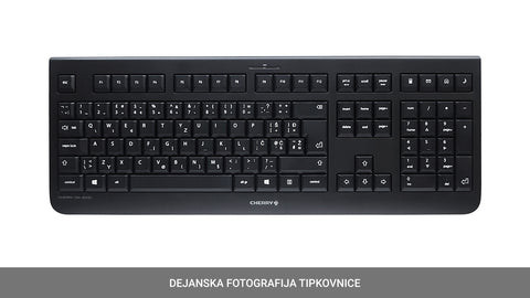 Tipkovnica in miška Cherry DW 3000 Wireless, črna, USB, SLO g.