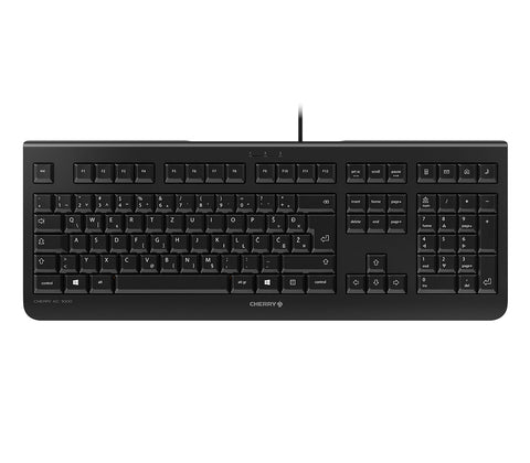 Tipkovnica Cherry KC 1000, črna, USB, SLO
