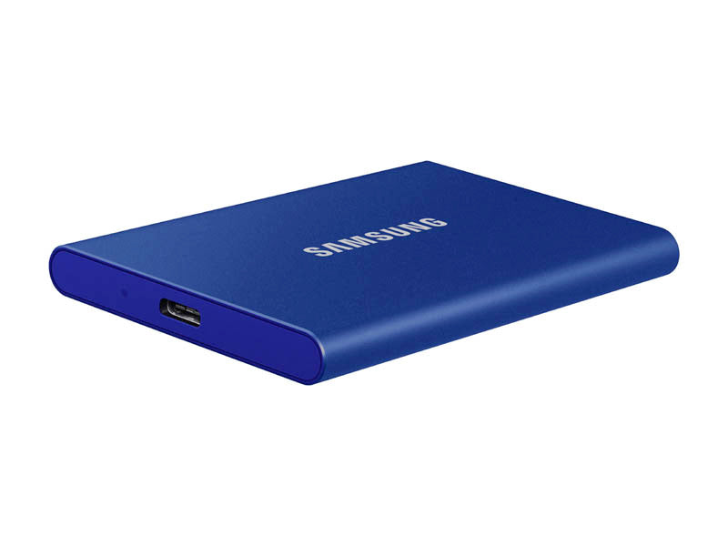 Zunanji SSD 1TB Type-C USB 3.2 Gen2 V-NAND UASP, Samsung T7, moder (MU-PC1T0H/WW)