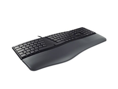 Tipkovnica Cherry KC 4500 ERGO, črna, USB, UK SLO g.
