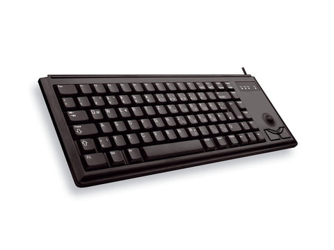 Tipkovnica Cherry G84-4420, trackball, črna, USB, US