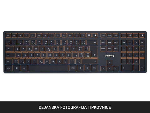 Tipkovnica in miška Cherry DW 9100 SLIM, Bluetooth, črna, USB, UK SLO g.