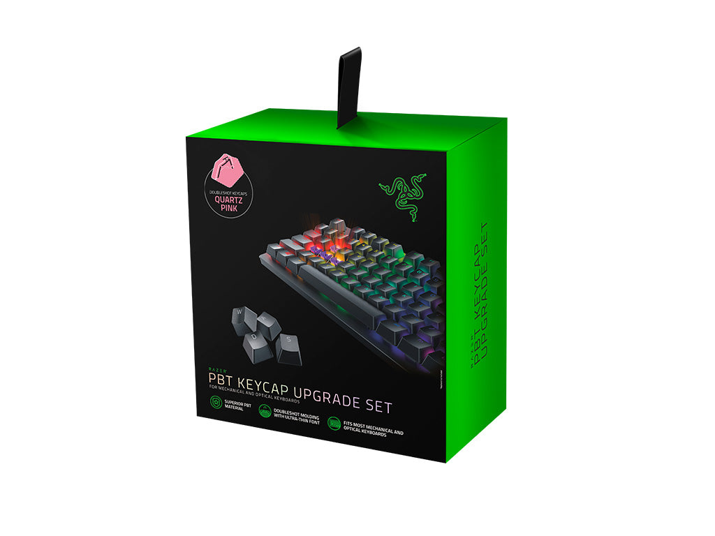 Komplet tipk PBT Keycap Upgrade Set Razer, Quartz Pink