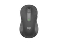 Miška Logitech Signature M650, velikost L, Bluetooth, LEFT, grafitna barva