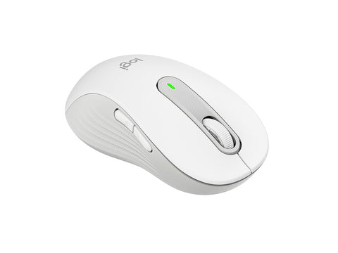 Miška Logitech Signature M650, velikost L, Bluetooth, LEFT,  bela