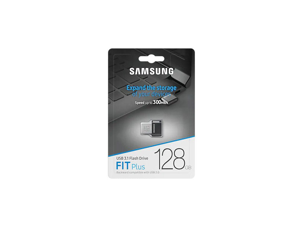 USB ključek Samsung FIT Plus, 128GB, USB 3.1, 400 MB/s, sivi