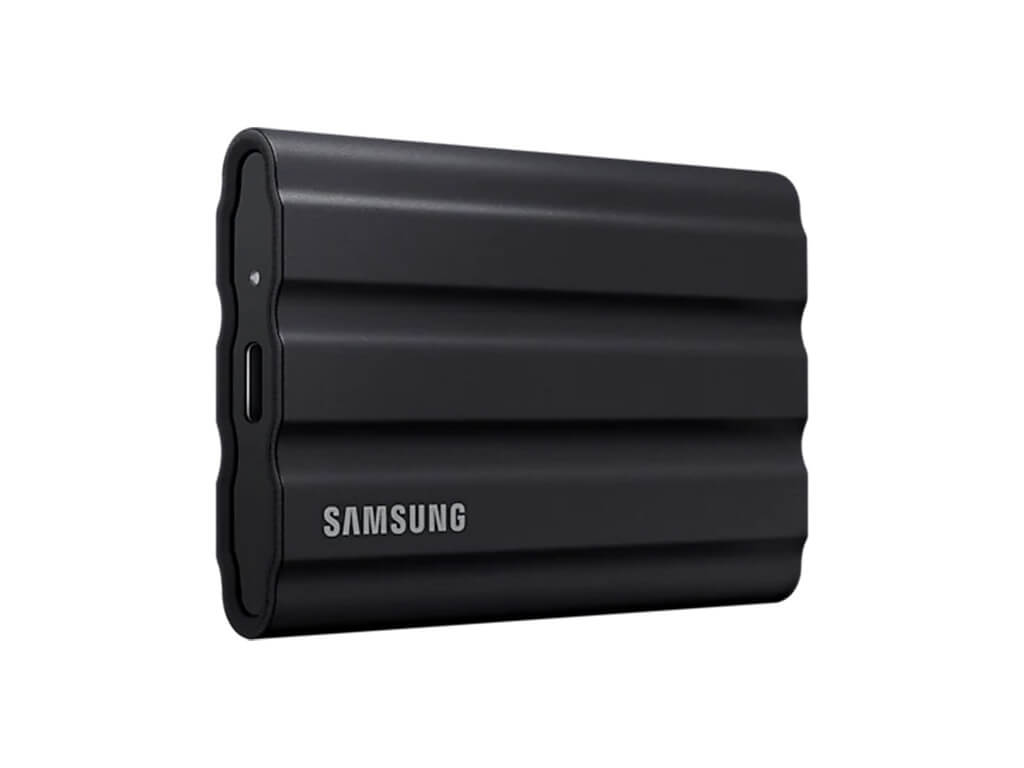 Zunanji SSD 2TB Type-C USB 3.2 Gen2 NVMe, IP65, Samsung T7 Shield, črn, MU-PE2T0S