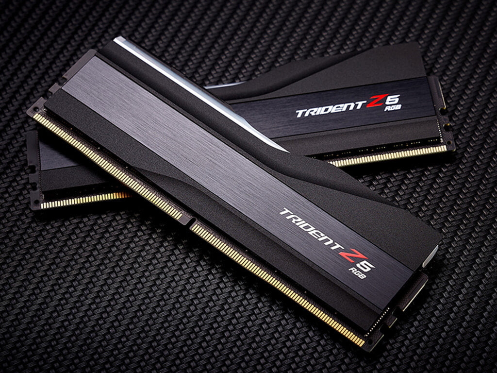 RAM DDR5 32GB Kit (2x 16GB) PC5-48000 6000MT/s, CL36, 1.35V, G.SKILL Trident Z5 RGB