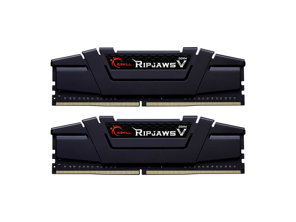 RAM DDR4 16GB Kit (2x 8) PC4-28800 3600MT/s CL16 1.35V, G.SKILL Ripjaws V, črn