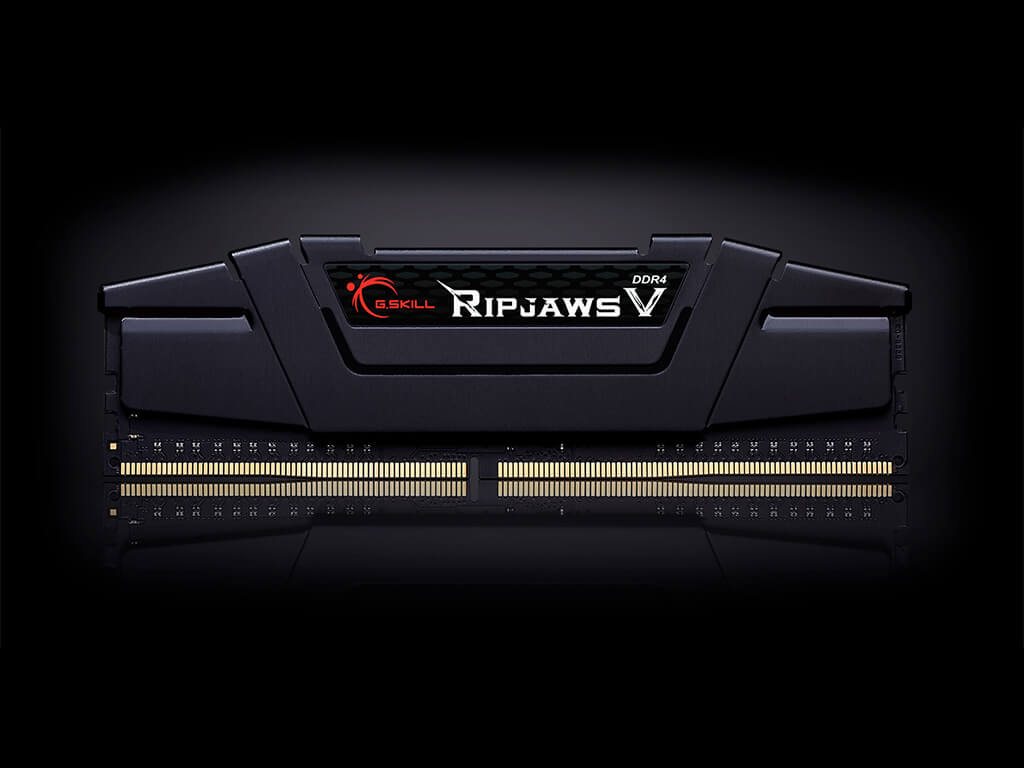 RAM DDR4 16GB PC4-25600 3200MT/s CL16 1.35V, G.SKILL Ripjaws V, črn