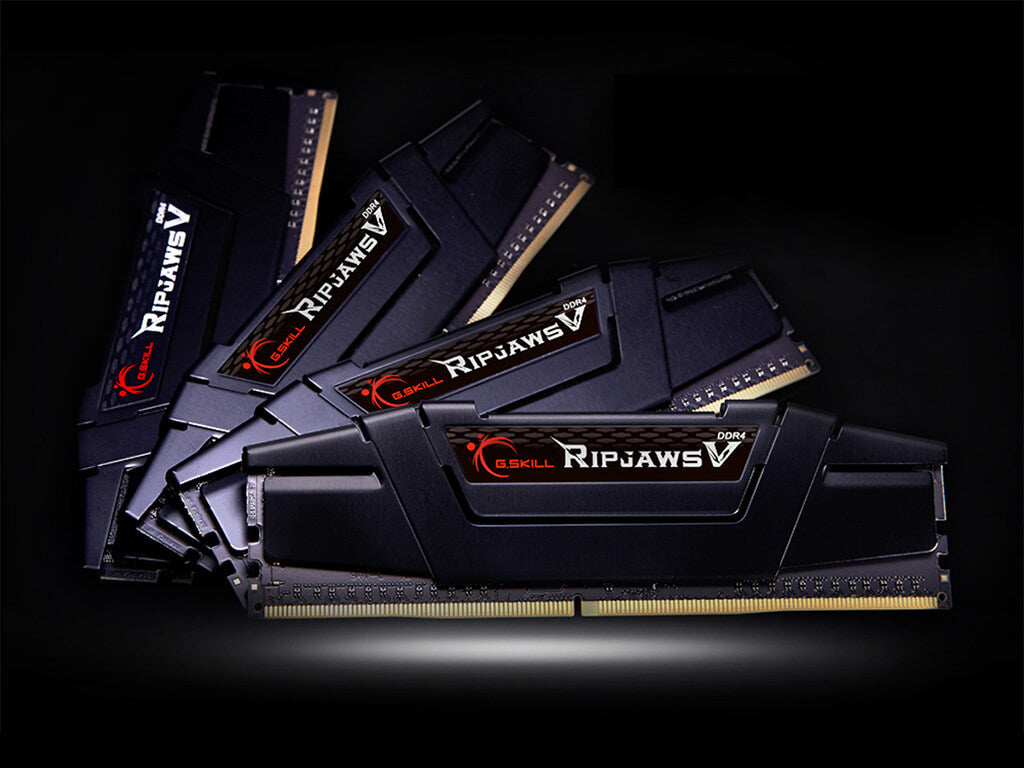 RAM DDR4 32GB Kit (2x 16GB) PC4-28800 3600MT/s, CL18, 1.35V, G.SKILL Ripjaws V, črn