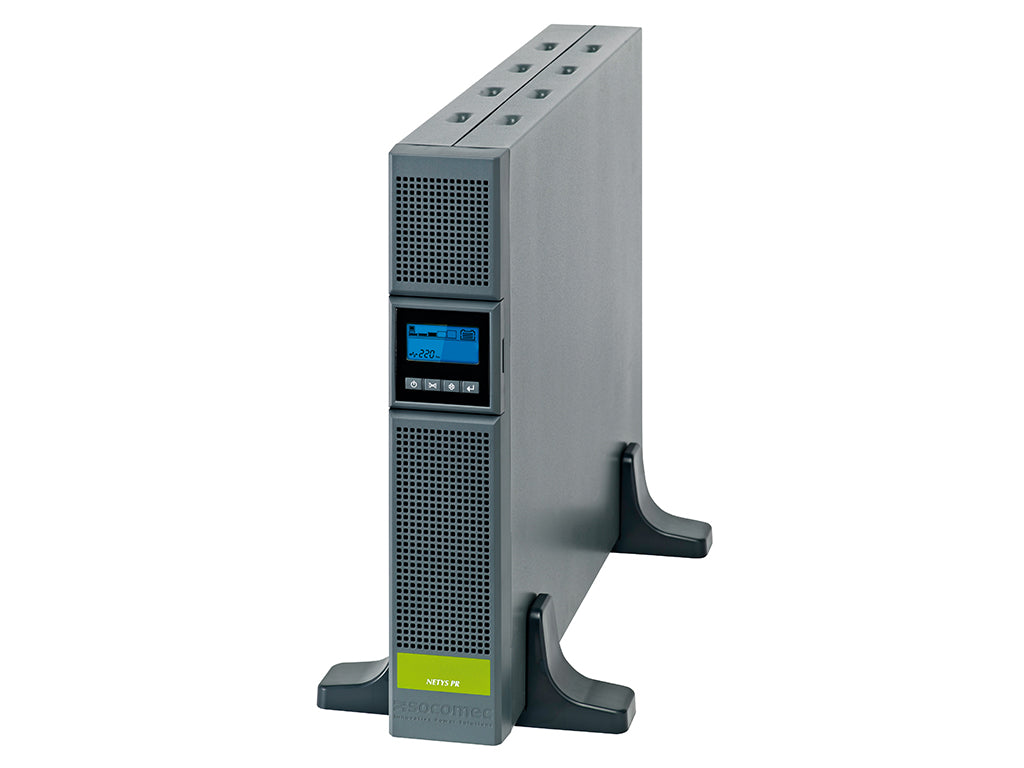 UPS SOCOMEC NeTYS PR RT 2200VA, 1800W, Rack/tower Line-int., sinusni izhodni signal., RS232, LCD