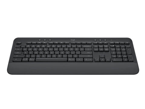 Tipkovnica Logitech K650 Signature, Wireless, USB, grafitna, SLO g.