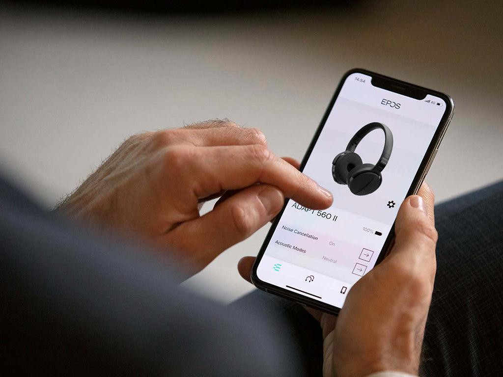 Slušalke EPOS ADAPT 560 II ANC Wireless, črne