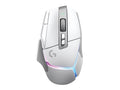 Miška Logitech G502 X PLUS, Wireless, RGB, bela, Premium