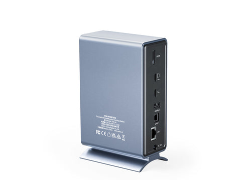 Priključna postaja USB-C Thunderbolt 3, 15 v 1, 5xUSB-A, 2xTB3, 2xUSB-C, DP, RJ45, SD+TF, napajanje, ORICO TB3-S4