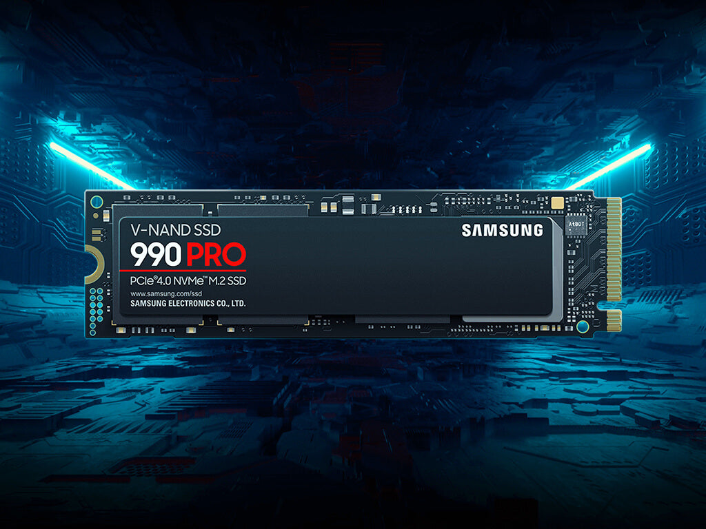 SSD 1TB M.2 80mm PCI-e 4.0 x4 NVMe, V-NAND, Samsung 990 PRO (MZ-V9P1T0BW)