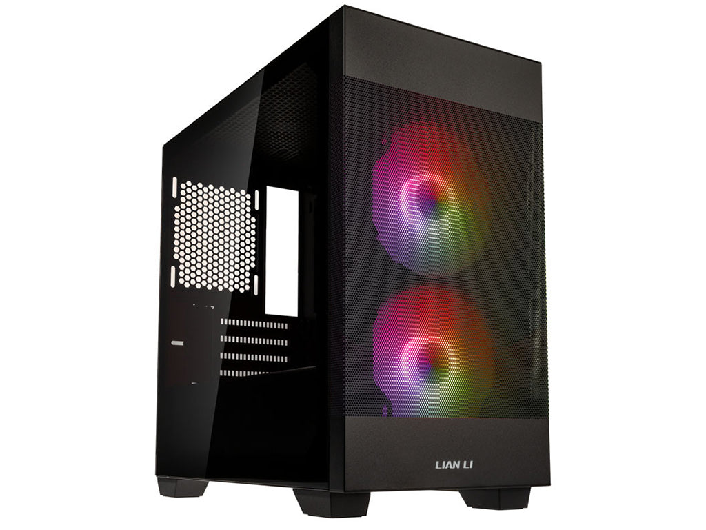 Računalniško ohišje Lian Li LANCOOL 205M Mesh, Micro-ATX, kaljeno steklo, črno