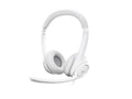 Slušalke Logitech H390, bele, USB