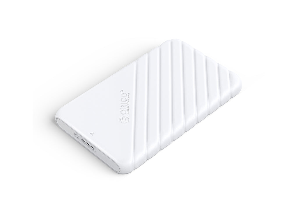 Zunanje ohišje za 2,5'' HDD/SSD, USB 3.0 v SATA3, tool-free, belo, ORICO 25PW1-U3