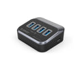 USB-C hub s 4 vhodi, 4x USB-A 3.2 Gen1, 5Gbps, črn, ORICO M3U3-4A-05