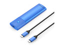 Zunanje ohišje za M.2 NVMe 2230-2280 v USB 3.2 Gen2 Type-C, aluminij, modro, ORICO PWM2-G2