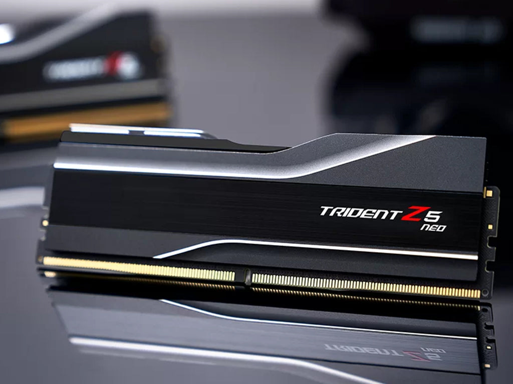 RAM DDR5 32GB Kit (2x16GB) PC5-48000 6000MT/s CL32 1.35V, G.SKILL Trident Z5 Neo AMD EXPO, Intel XMP