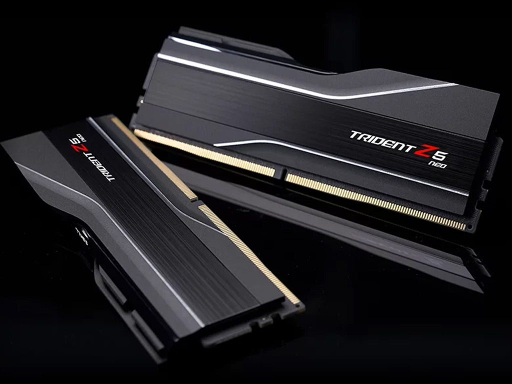 RAM DDR5 32GB Kit (2x16GB) PC5-48000 6000MT/s CL32 1.35V, G.SKILL Trident Z5 Neo AMD EXPO, Intel XMP