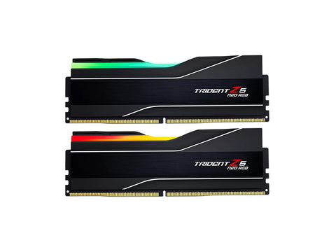 RAM DDR5 32GB Kit (2x16GB) PC5-48000 6000MT/s CL36 1.35V, G.SKILL Trident Z5 RGB Neo AMD EXPO